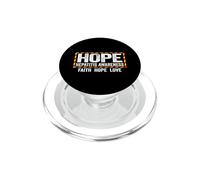 Camicia di consapevolezza dell'epatite Hope - Consapevolezza dell'epatite PopSockets PopGrip per MagSafe