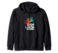 Camicia di consapevolezza di aggressione Sessuale - Stop vittima incolpare Felpa con Cappuccio
