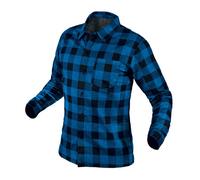 Camicia di flanella, blu navy, taglia L