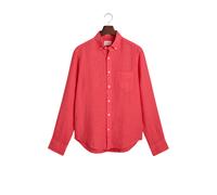 Camicia di lino a maniche lunghe Gant Garment-Dyed Rouge S