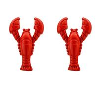 Camicia di Lusso Gemelli a Forma di Aragosta Rossa Gemelli a Vita Bassa di Marca per Gli Uomini Regalo per Il Marito Regalo per Gli Uomini Regalo Clever Fashion