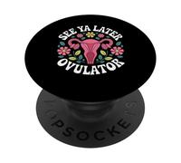 Camicia di recupero dell'isterectomia Vedi Ya dopo ovulatore PopSockets PopGrip Adesivo