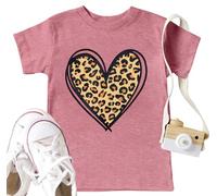Camicia di San Valentino per bambina e ragazzo, a forma di cuore d'amore, per bambini dai 5 ai 1 anni, rosa 2, 24 mesi