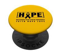 Camicia di sensibilizzazione al melanoma - Speranza sulla consapevolezza del cancro della pelle PopSockets PopGrip Adesivo