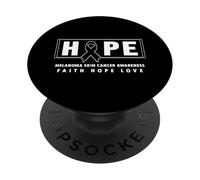Camicia di sensibilizzazione al melanoma - Speranza sulla consapevolezza del cancro della pelle PopSockets PopGrip Adesivo