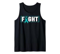 Camicia di sensibilizzazione sul Disturbo da Stress Post-traumatico - Teal Ribbon Fight Canotta