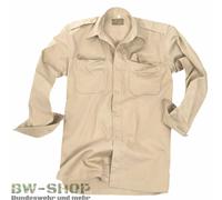 Mil-Tec Camicia Duty uomo a maniche lunghe M Beige (Cachi)