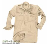 Mil-Tec Camicia Duty uomo a maniche lunghe M Beige (Cachi)
