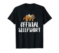 Camicia di sonno per le donne uomini bambini pigiama camicia da notte bradipo Maglietta