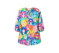 Camicia donna Angel of Style taglie forti linea A fantasia volti 841958