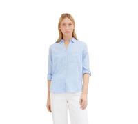 Camicia donna TOM TAILOR a maniche lunghe con 2 tasche BRUSHED FABRIC BLUSA CON