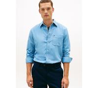 Camicia dritta Blu M Tinta unita