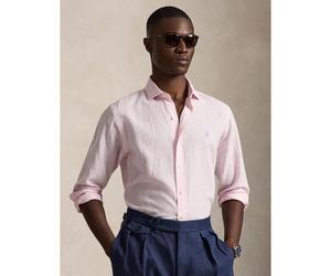 Camicia dritta, maniche lunghe Rosa L A righe
