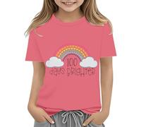 Camicia elegante da uomo Clothes First Day of School Shirt In My Pre School Shirt Toddler Kindergarten Shirts Black Blusa Colletto alto, Colore: rosa., 4-5 Jahre