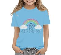Camicia elegante da uomo Clothes First Day of School Shirt In My Pre School Shirt Toddler Kindergarten Shirts Black Blusa Colletto alto, Azzurro, 8-9 Jahre