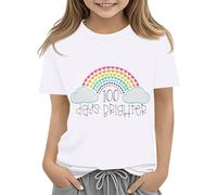 Camicia elegante da uomo Clothes First Day of School Shirt In My Pre School Shirt Toddler Kindergarten Shirts Black Blusa Colletto alto, bianco, 6-7 Jahre