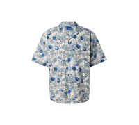 HUGO Camicia 'Eligino' blu pastello / bianco, Taglia S