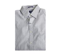 Camicia Fitted Bianca Fatta A Mano GANT Da Uomo 331675 Taglia Media NWT