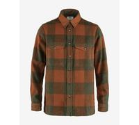Camicia Fjällräven Canada manica lunga arancione verde - L