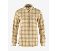 FJALLRAVEN Fjällräven Övik Flannel Shirt W - Donna - Giallo / Beige - Taglia L- modello 2026