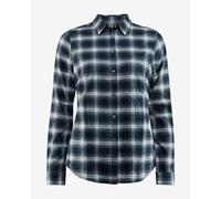 Camicia Fjällräven Övik Flannel manica lunga blu scuro donna - S