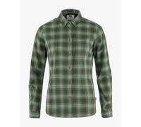 Camicia Fjällräven Övik Flannel manica lunga verde patina donna - XL