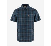 Camicia da uomo Fjällräven Övik Travel Shirt SS M Taglia: M / Colore: blu