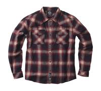 Camicia Flanella WCC Outlaw Rosso Grigio