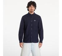 Fred Perry Camicia Oxford Uomo Blu Navy Manica lunga Taglia S