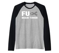 Camicia Fu Brain Tumor - Consapevolezza del tumore cerebrale Fu Maglia con Maniche Raglan