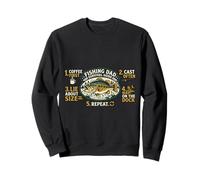 Camicia Funny Fishing Dad - Guida alla Sopravvivenza Felpa