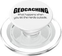 Camicia Geocache Quando lasci che i nerd fuori Geocaching PopSockets PopGrip per MagSafe