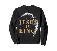 Camicia Gesù è Il re Leone di Giuda, Fede Cristiana Felpa