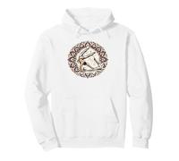 Camicia Ginga per Arti Marziali Capoeira Brasil Berimbau Felpa con Cappuccio