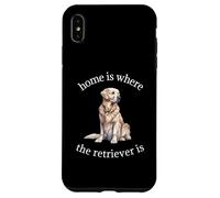 Camicia Golden Retriever - Home Is Where The Retriever Is Custodia per iPhone XS Max