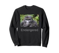 Camicia Gorilla Endangered Mountain Gorilla Felpa