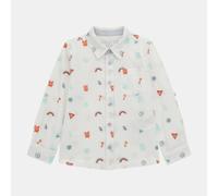 Camicia Guess Popeline Con Ricami All-Over Kids