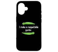Camicia Gumbo I make a Respectable Gumbo Nola Gumbo Custodia per iPhone 16