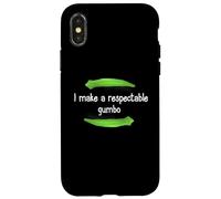Camicia Gumbo I make a Respectable Gumbo Nola Gumbo Custodia per iPhone X/XS