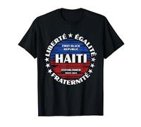 Camicia Haitiana, Liberte Egalite Fraternite Haiti 1804 T Shirt Maglietta