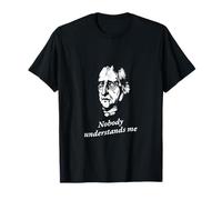 Camicia Hegel "Nobody understands me sad", regalo filosofo Maglietta