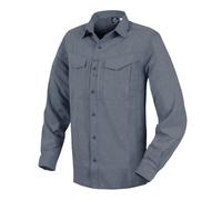 Helikon-Tex Uomo Defender Mk2 Gentleman Camicia Manica Lunga Melange Blu Taglia XXL