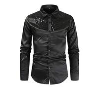 Camicia Hippie Uomo Camicia Anni 70 Uomo 60 Anni Camice Estive Nera Blu Camicie Quadretti Jeans Lino Bianca Manica Corta Verde Regular Estiva Hawaiana Fit 80 3XL Non Stiro di Fantasia Elegante