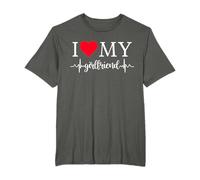 Camicia I Love My Girlfriend I Heart Girlfriend Love MY GF Maglietta