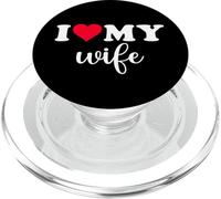 Camicia I Love My Wife I Heart Wife Love Wife PopSockets PopGrip per MagSafe
