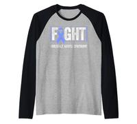 Camicia IBS Awareness - Combatti la sindrome dell'intestino Irritabile IBS Maglia con Maniche Raglan
