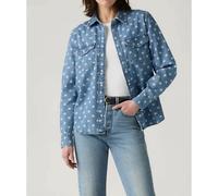 Levi's Camicia denim Iconic Western con stampa Blu Donna Taglia S