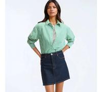 Camicia in cotone a righe, Signatures MARLÈNE Verde 54 (IT) - 50 (FR) A righe