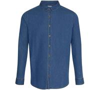 Camicia In Denim A Maniche Lunghe Nera O Blu Per Uomo E Donna