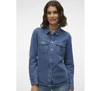 Vero Moda Camicia donna Jennie a maniche lunghe Denim Blu XS